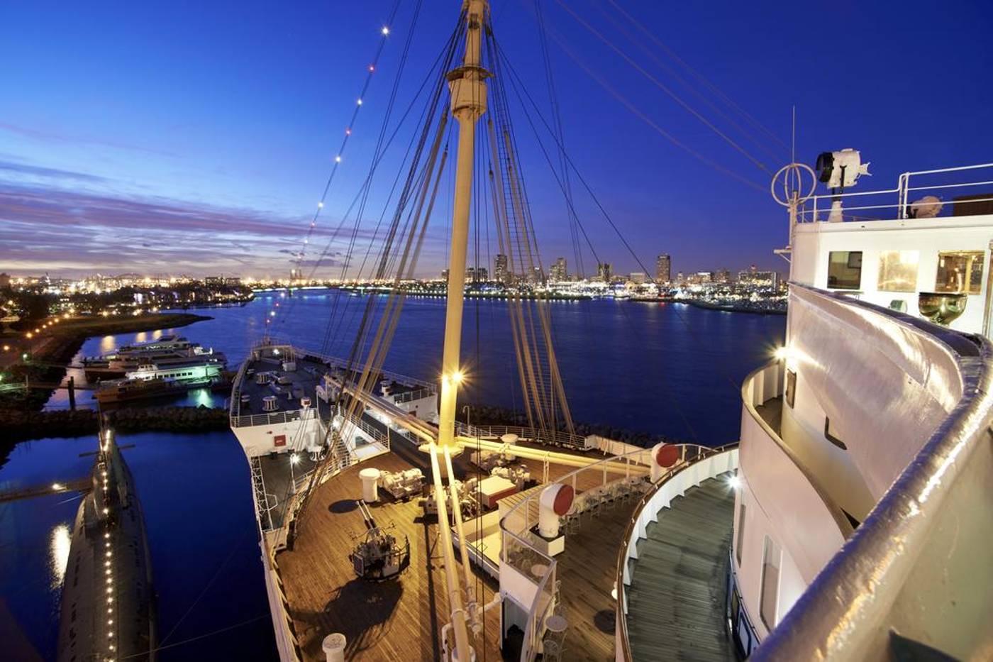 Queen Mary Hotel in California, Los Angeles, USA