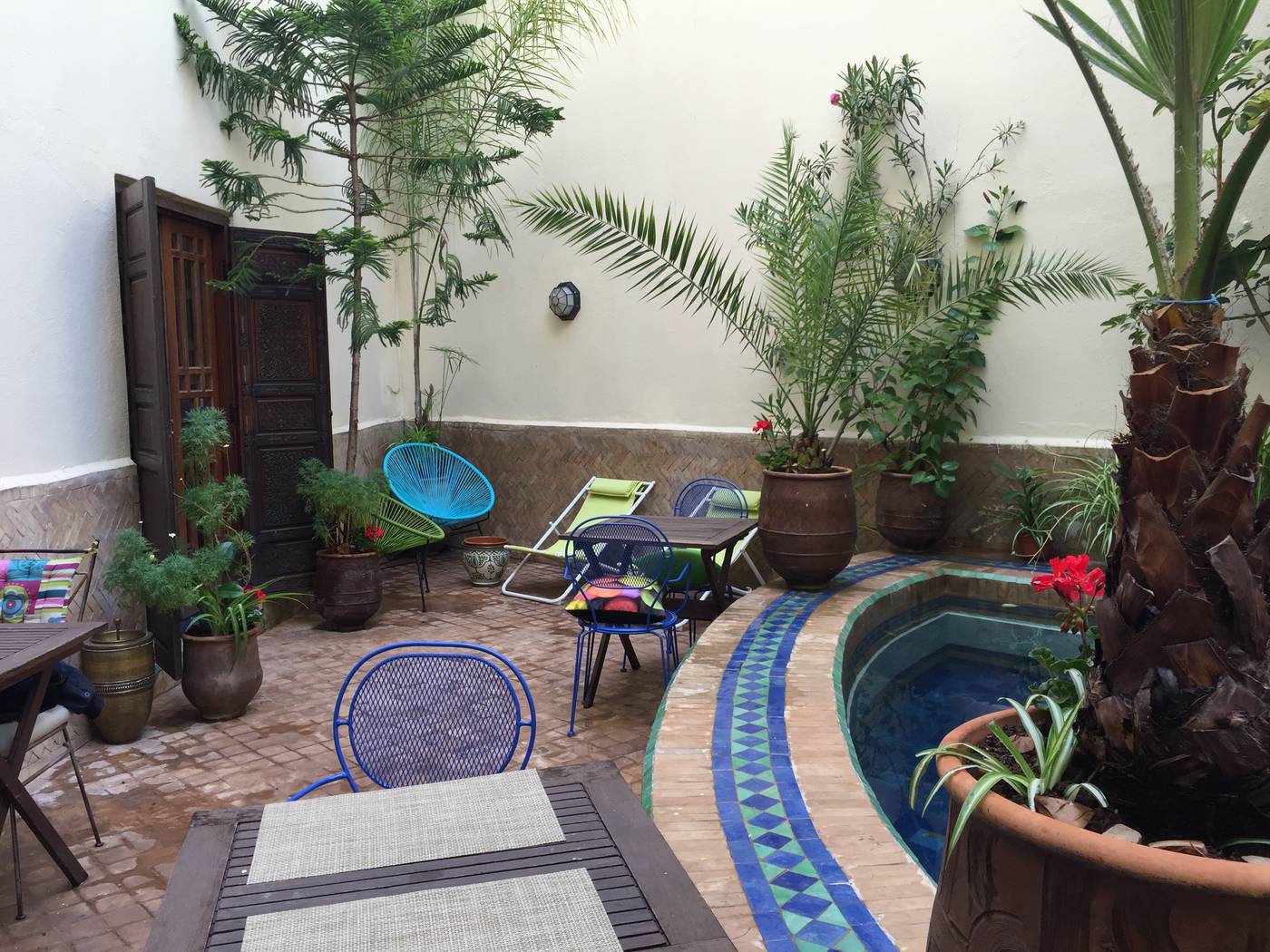 Riad La Cle De Fes-Morocco-FEZ-Pool-10