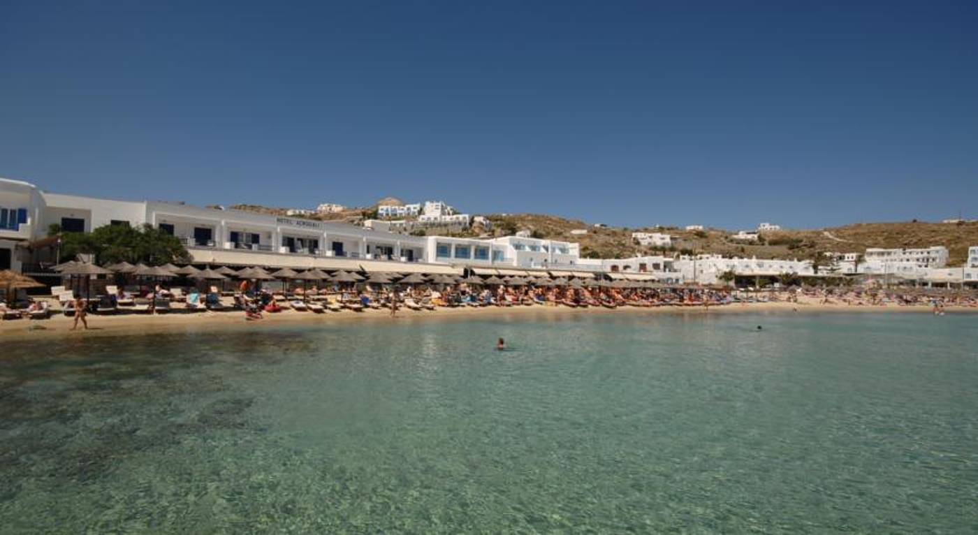 Acrogiali Hotel in Mykonos, Greece