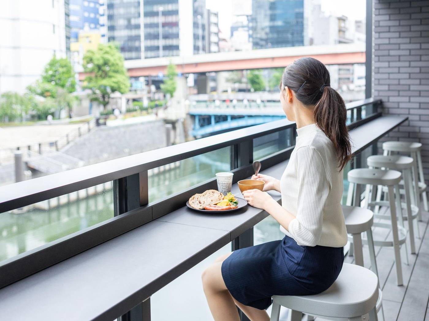 Super Hotel Premier Akihabara-Japan-Tokyo-Terrace-4