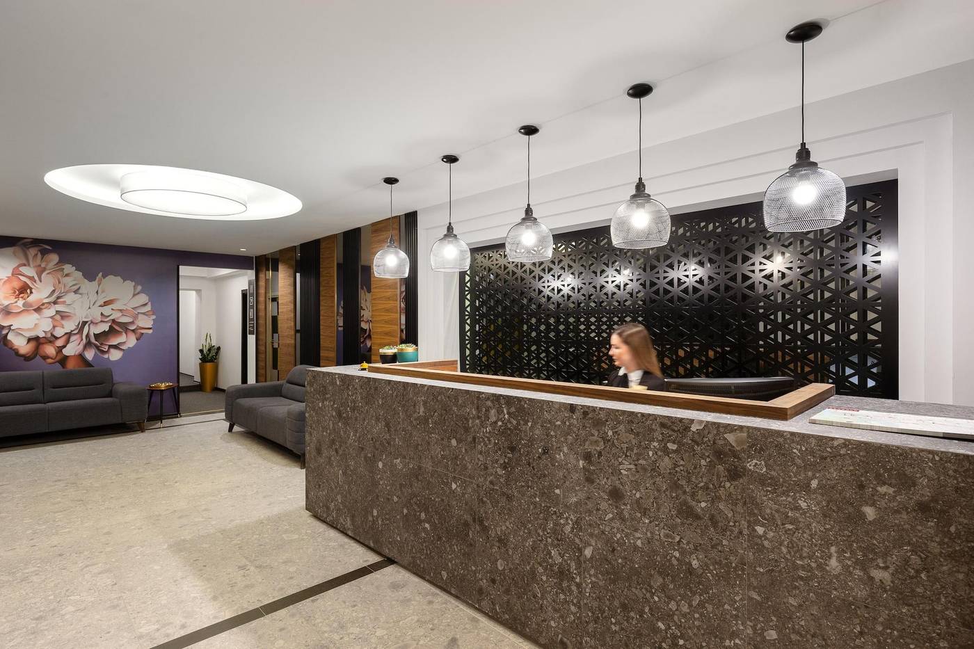 Hotel Bohemian Garni-Serbia-Belgrade-Lobby-9