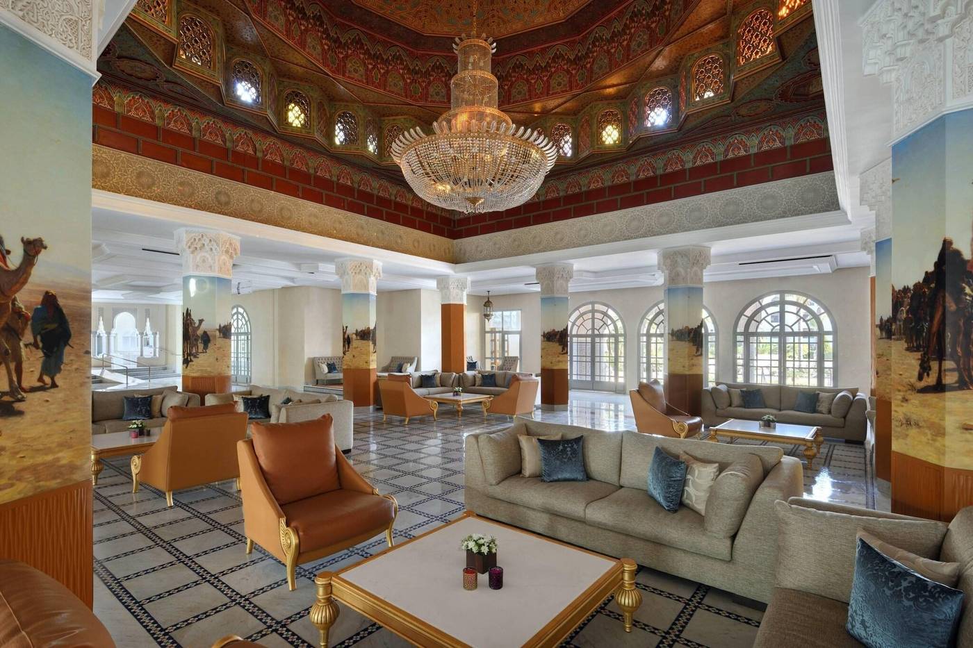 Fes Marriott Hotel Jnan Palace-Morocco-Fes-Lobby-9