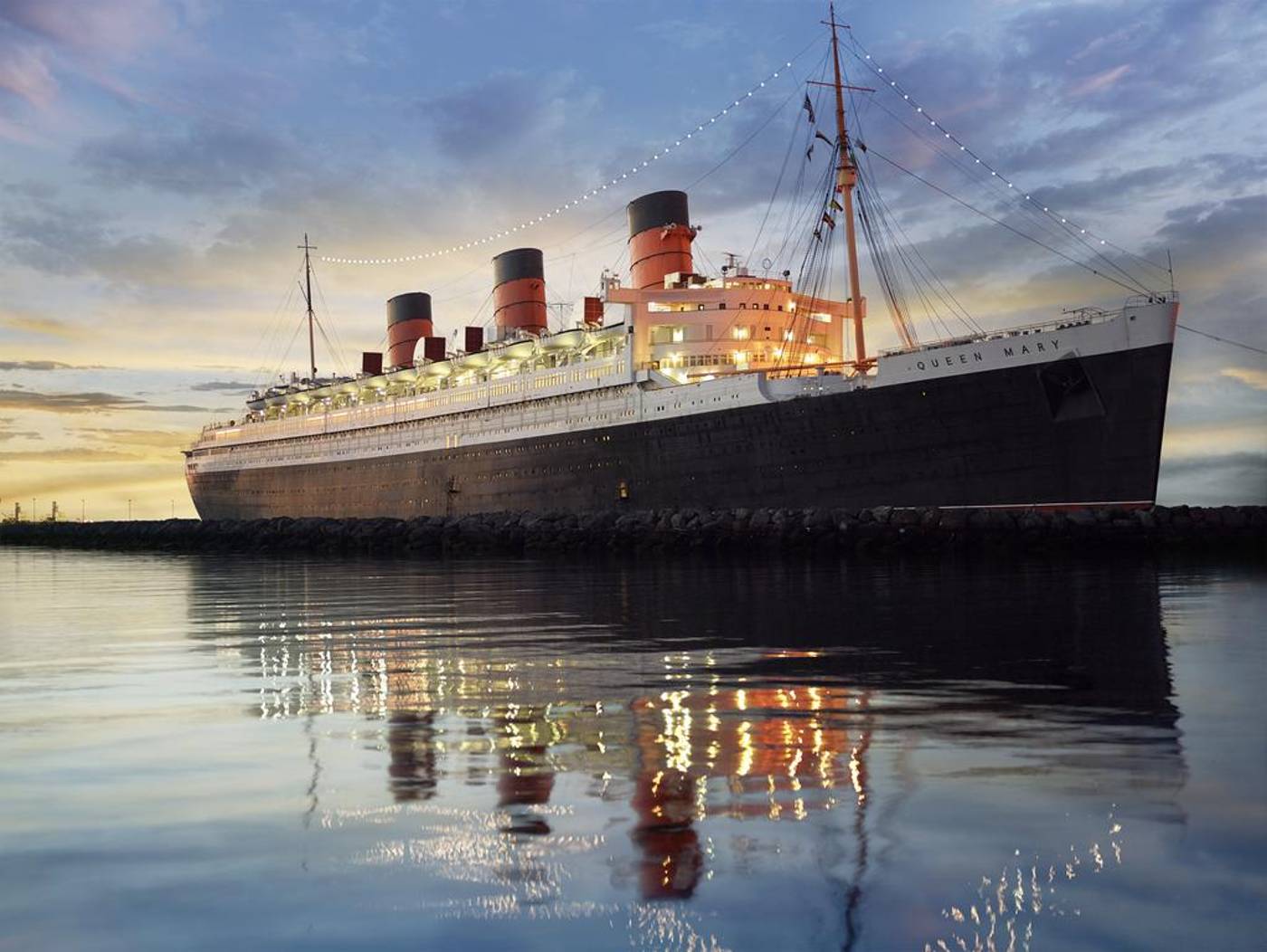 Queen Mary Hotel in California, Los Angeles, USA