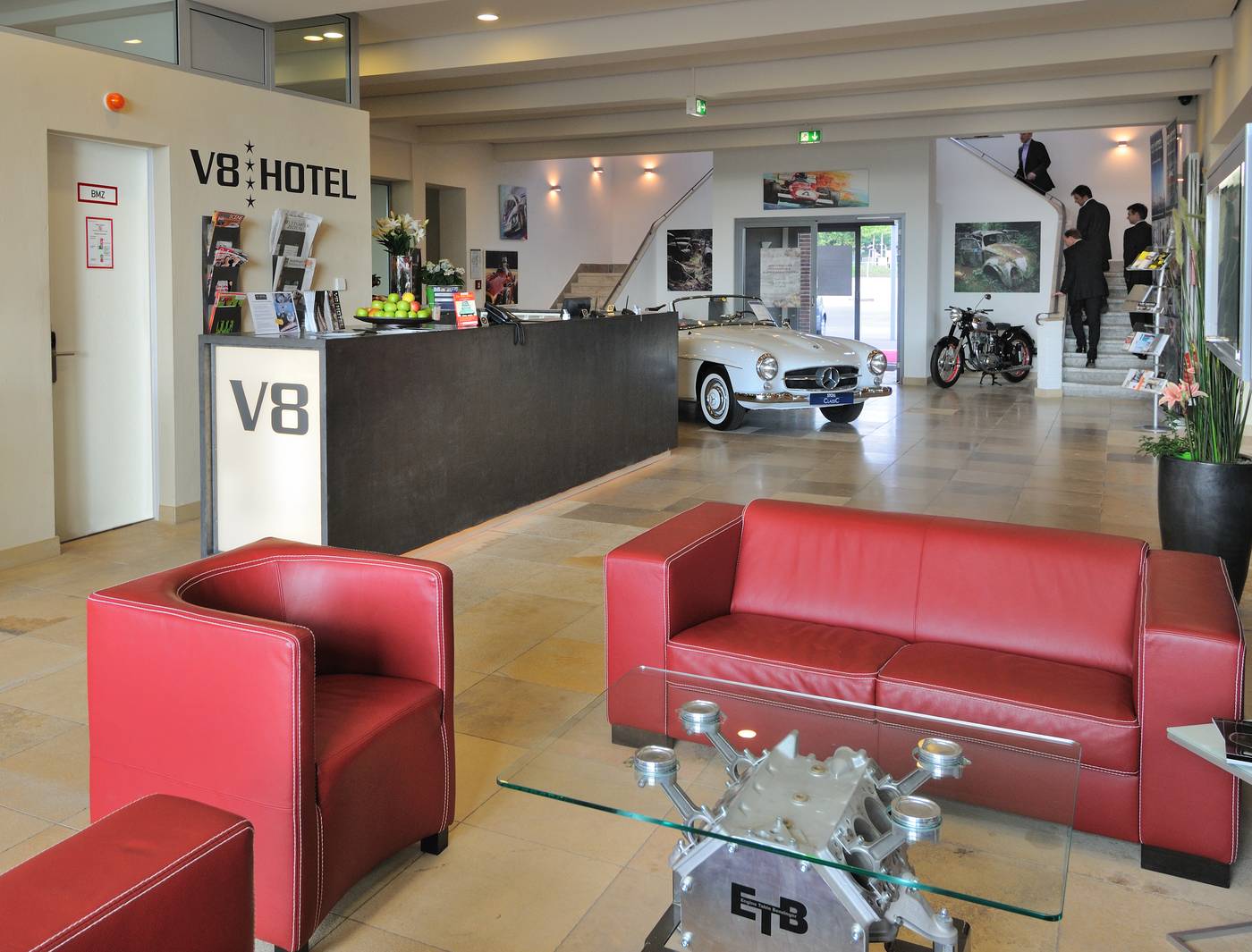 V8 Hotel Classic Motorworld Region Stuttgart-Germany-STUTTGART-Lobby-5