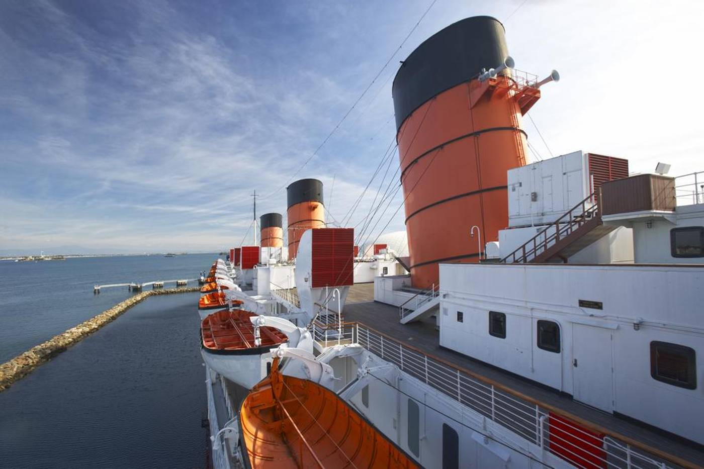 Queen Mary Hotel in California, Los Angeles, USA