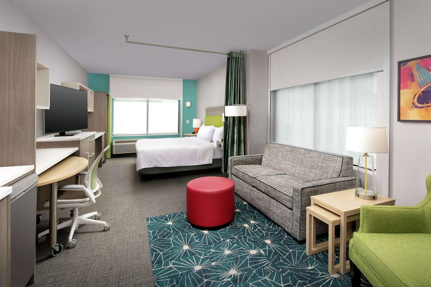 Home2 Suites By Hilton Nashville Downtown-United States-Nashville-Room-9
