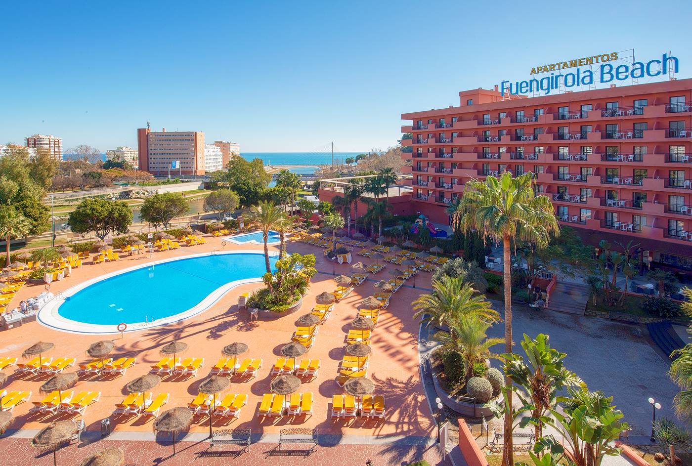 Fuengirola Beach in Costa del Sol, Spain