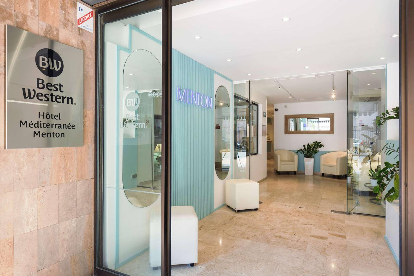 Best Western Hotel Mediterranee Mento-France-MENTON-Lobby-5