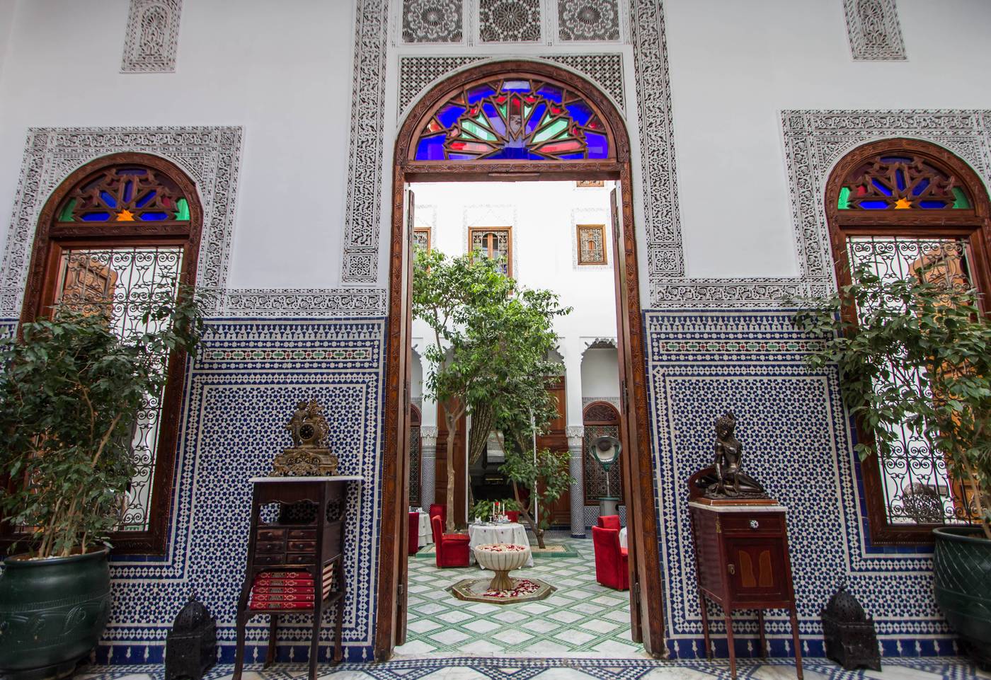 Dar Al Andalous - Riad-Morocco-FEZ-Lobby-8