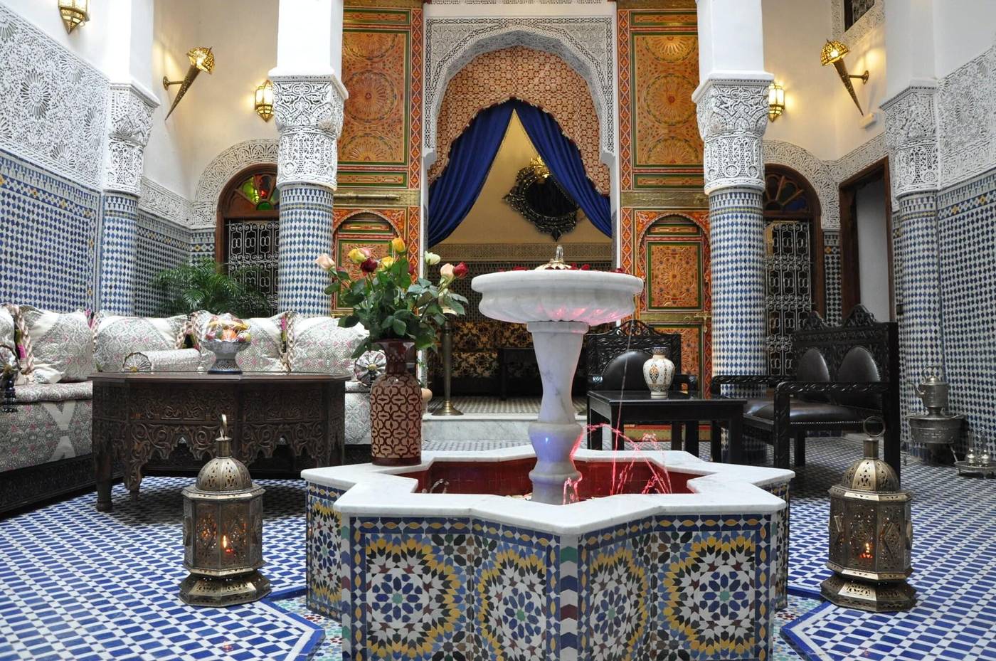 Riad Ghita Palace-Morocco-Fes-Lobby-7