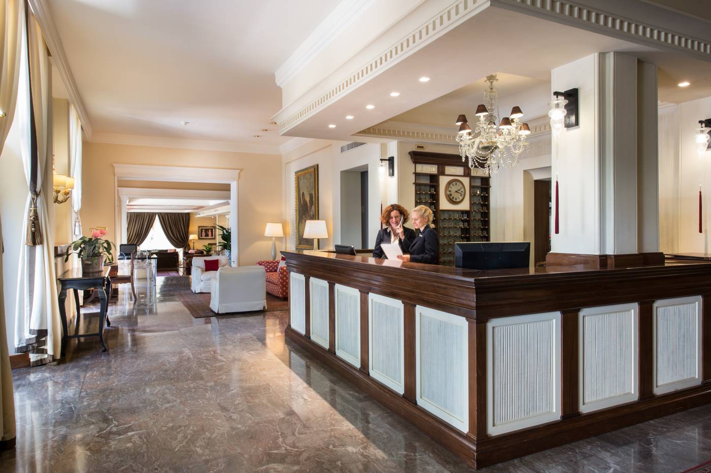 Grand Hotel Francia e Quirinale-Italy-Montecatini Terme-Lobby-4
