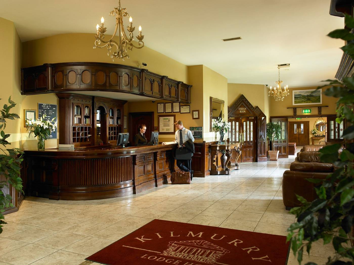 Kilmurry Lodge Hotel-Ireland-LIMERICK-Lobby-9