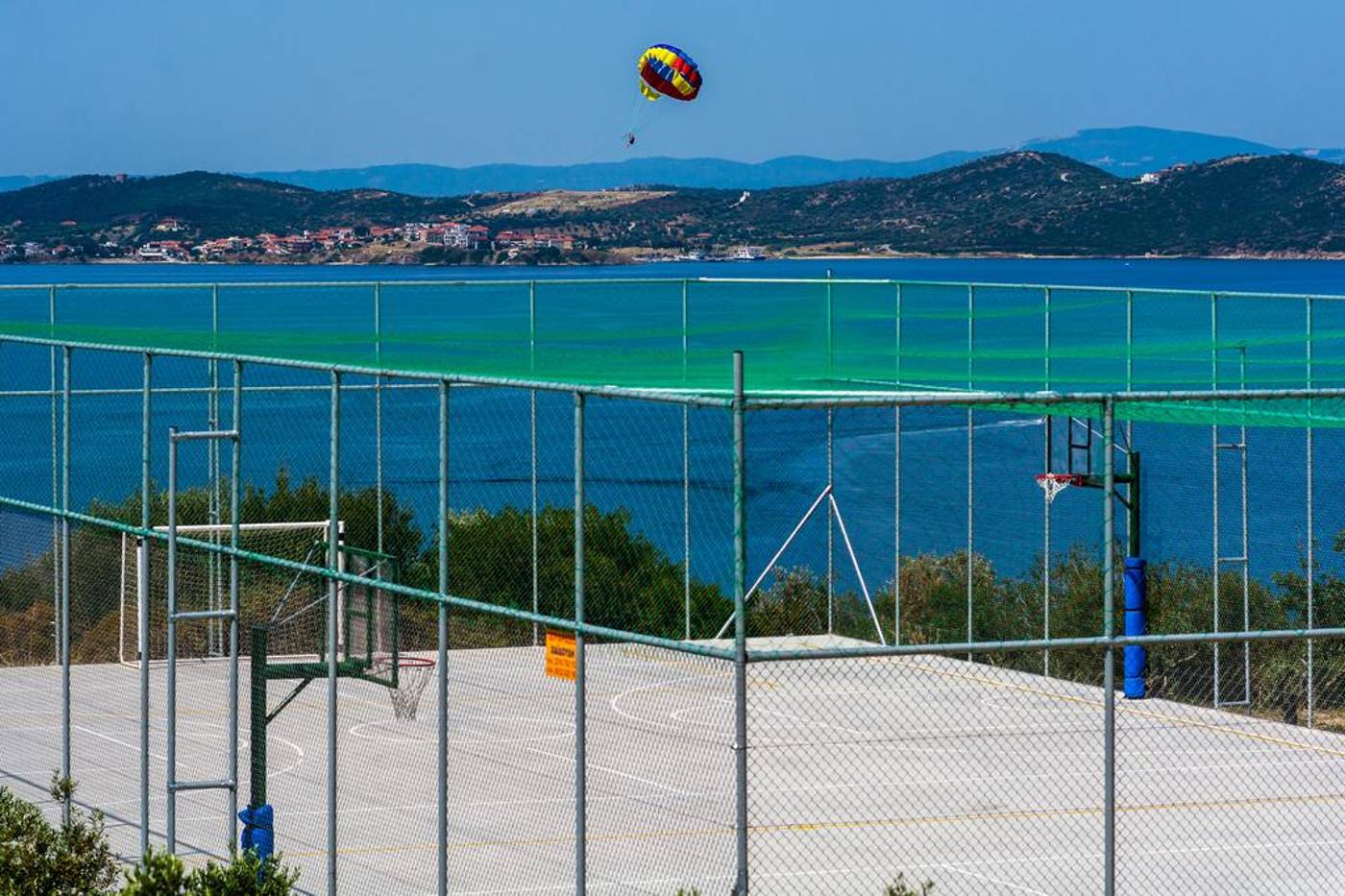 Akrathos Beach in Halkidiki, Greece