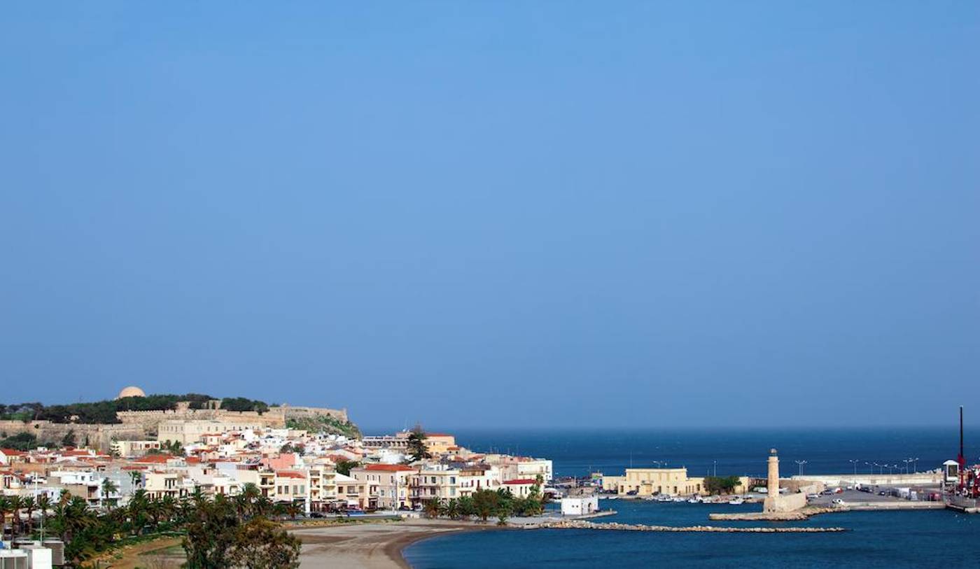 Achillion Palace Hotel in Crete, Greece