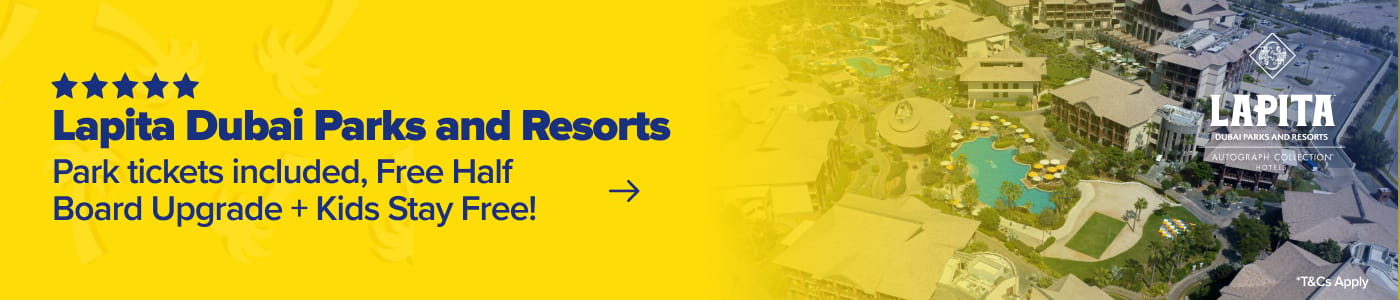 Lapita Dubai Parks & Resorts Featured Banner