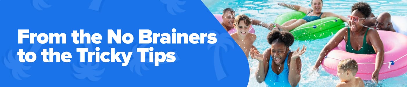 Swimming Pool and Beach Safety Landing Page Midway Banner