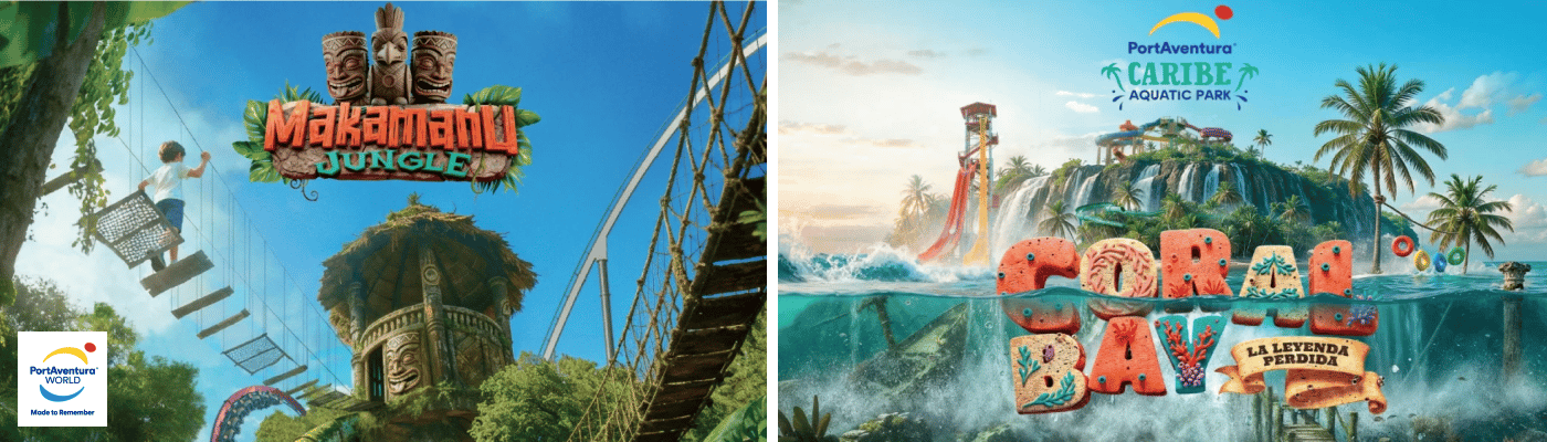 PortAventura World banner showing new 2026 features