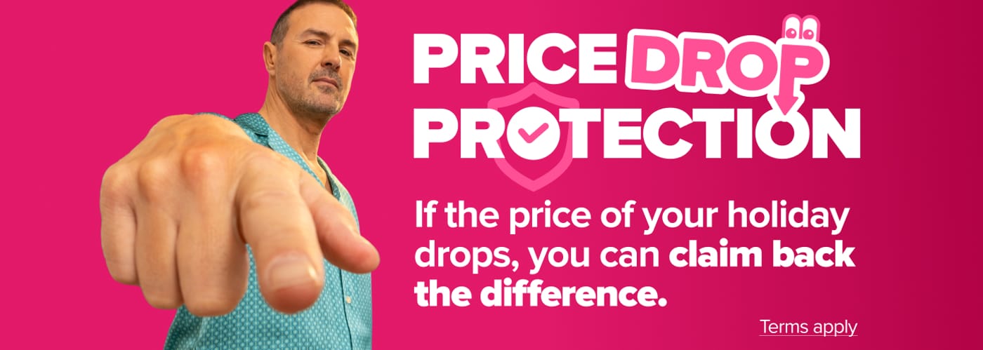 Price Drop Protection Landing Page Banner