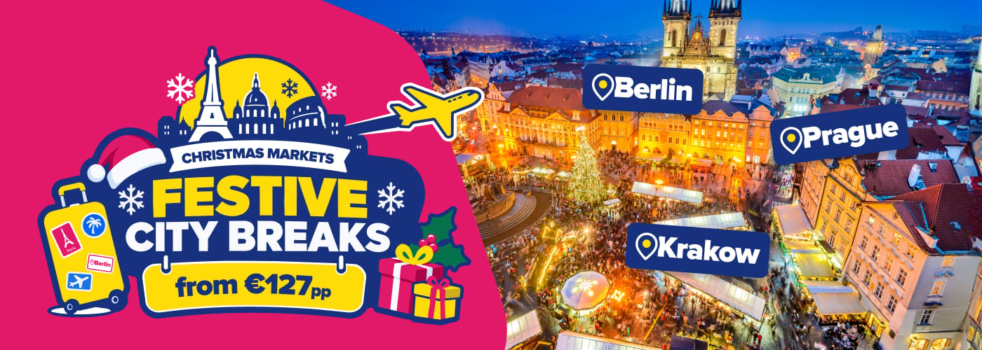 Christmas City Breaks Landing Page Banner NEW - 29/10/2026