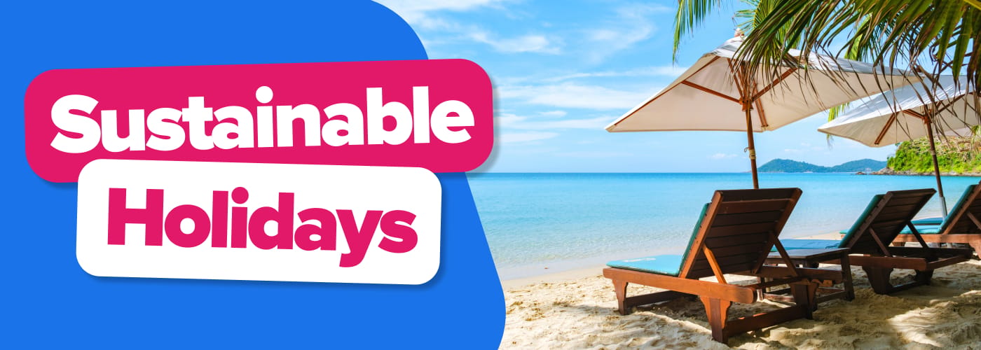 Sustainable Holidays Landing Page Banner
