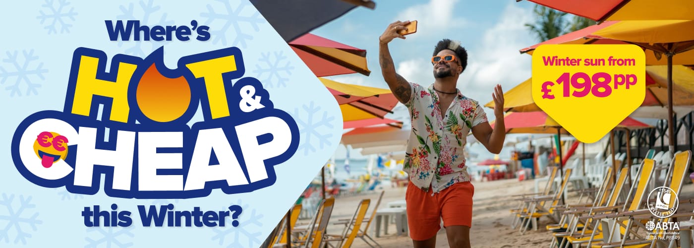 Where's Hot and Cheap this Winter LP Banner