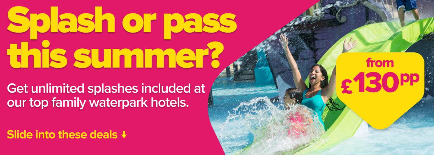 Holidays with Waterparks Landing Page Banner - 02/07/2026