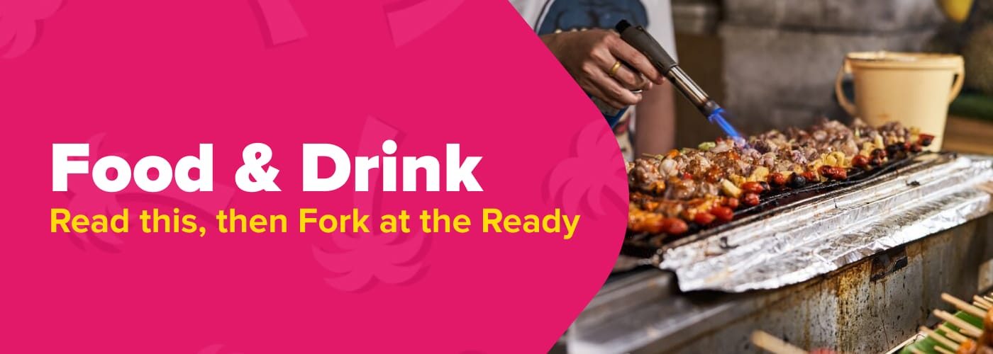 Food & Drink Landing Page Banner