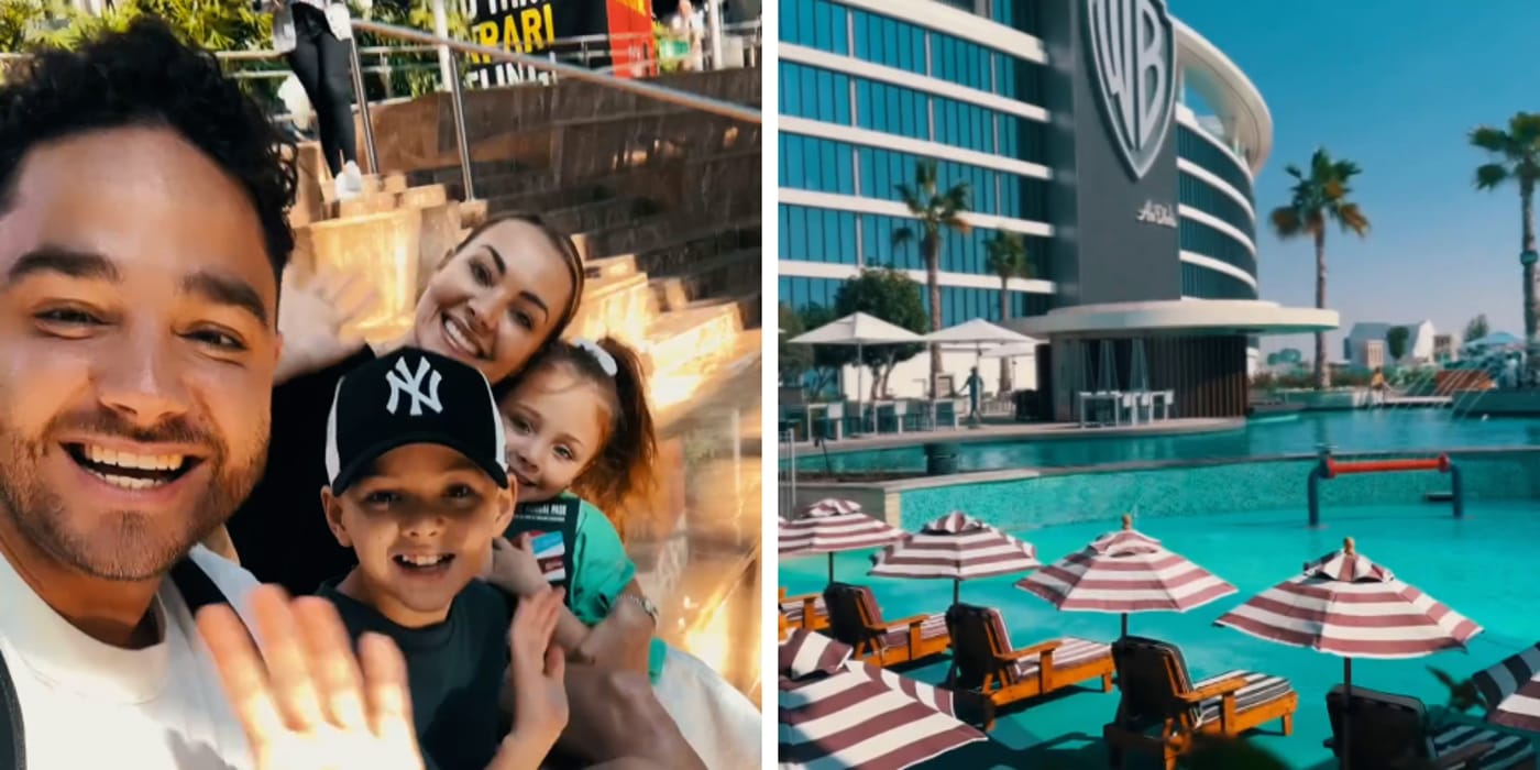 Adam Thomas family holiday with On the Beach