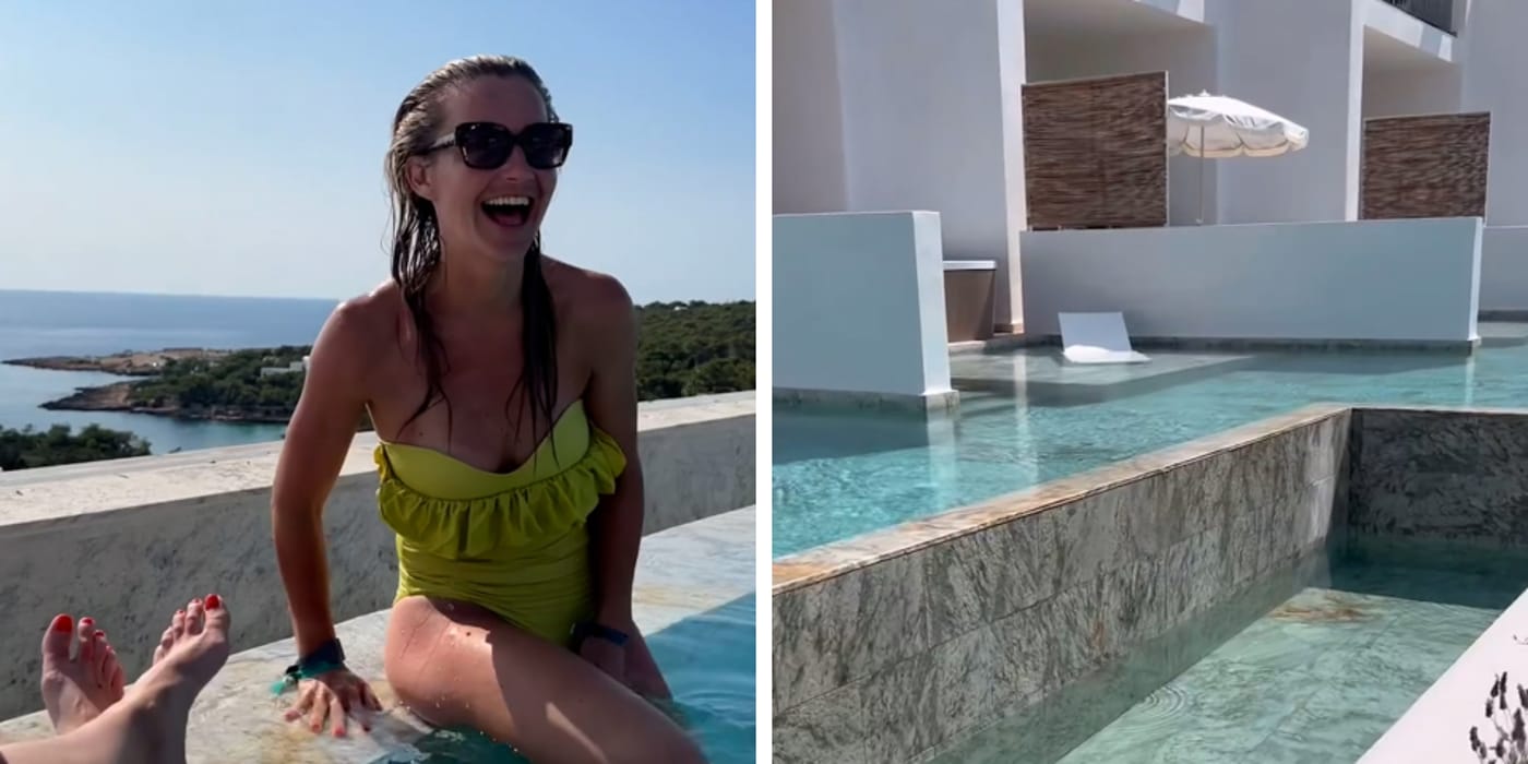 Helen Skelton holiday with On the Beach