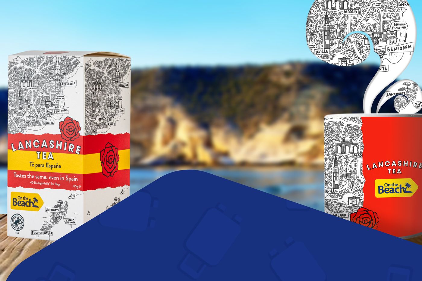 On the Beach x Lancashire Tea