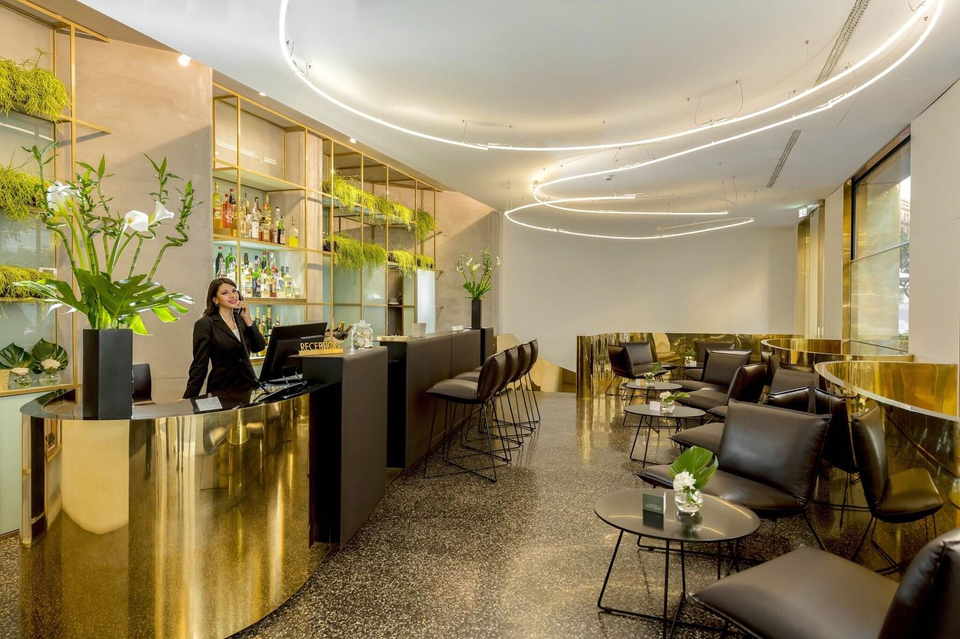 Hotel Royal Bissolati-Italy-Rome-Lobby-7