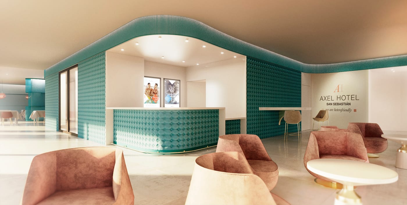 Axel Hotel San Sebastián- Adults Only-Spain-San Sebastián-Lobby-6