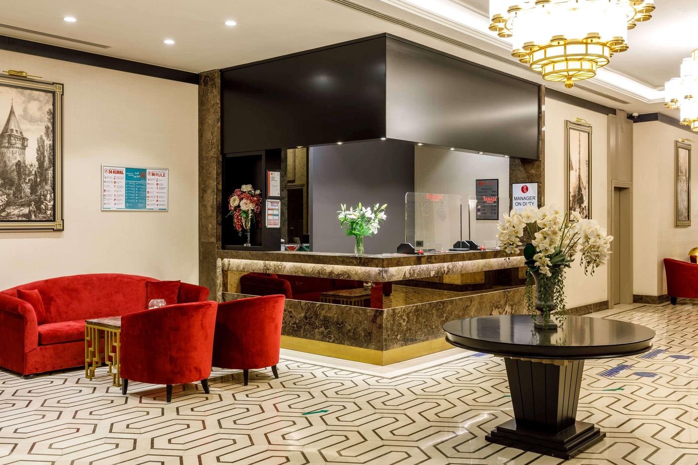 Ramada By Wyndham Istanbul Golden Horn-Turkey-BEYOGLU /ISTANBUL-Lobby-6