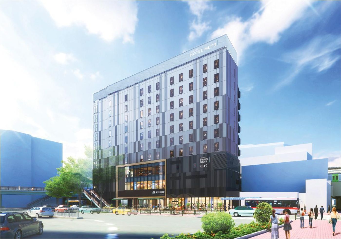 JR-EAST HOTEL METS GOTANDA-Japan-Tokyo-General view-2