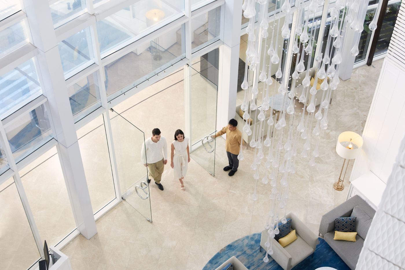 Dusit Suites Hotel Ratchadamri, Bangkok-Thailand-Bangkok-Lobby-7