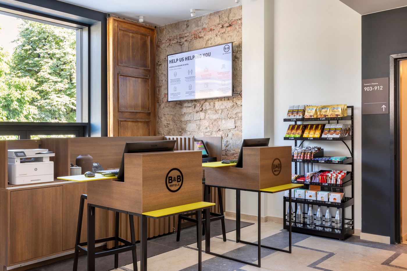 B&B Hotel Brescia-Italy-Brescia-Lobby-4