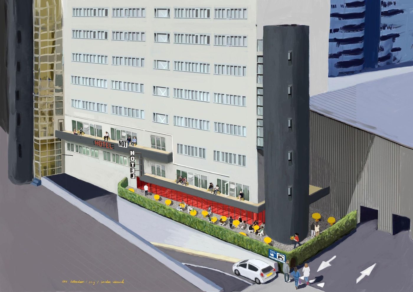 Hotel Not Hotel Rotterdam-Netherlands-Rotterdam-General view-2