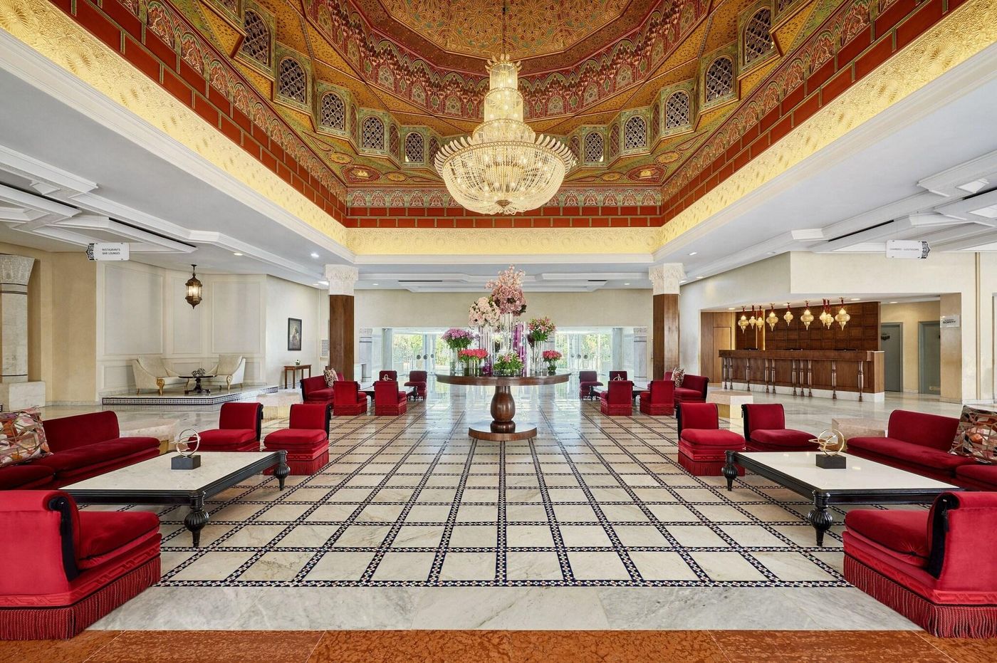 Fes Marriott Hotel Jnan Palace-Morocco-Fes-Lobby-10