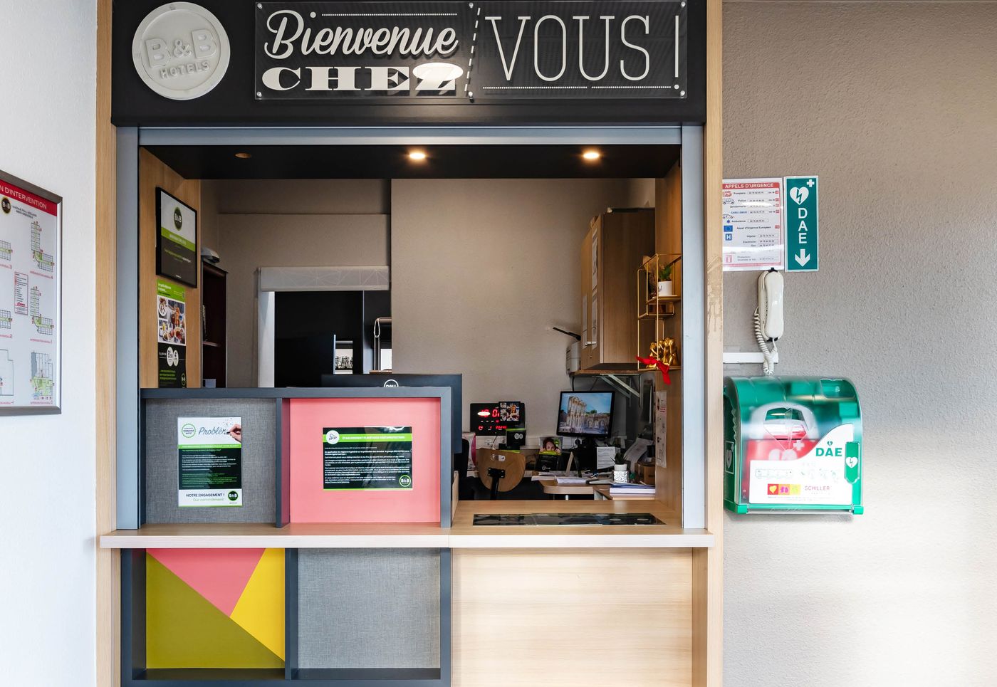 B&B HOTEL Grenoble Centre Verlaine-France-GRENOBLE-Lobby-2