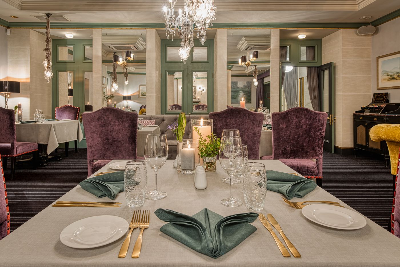 Grand Palace Hotel - Latvia - Riga - Restaurant - 6