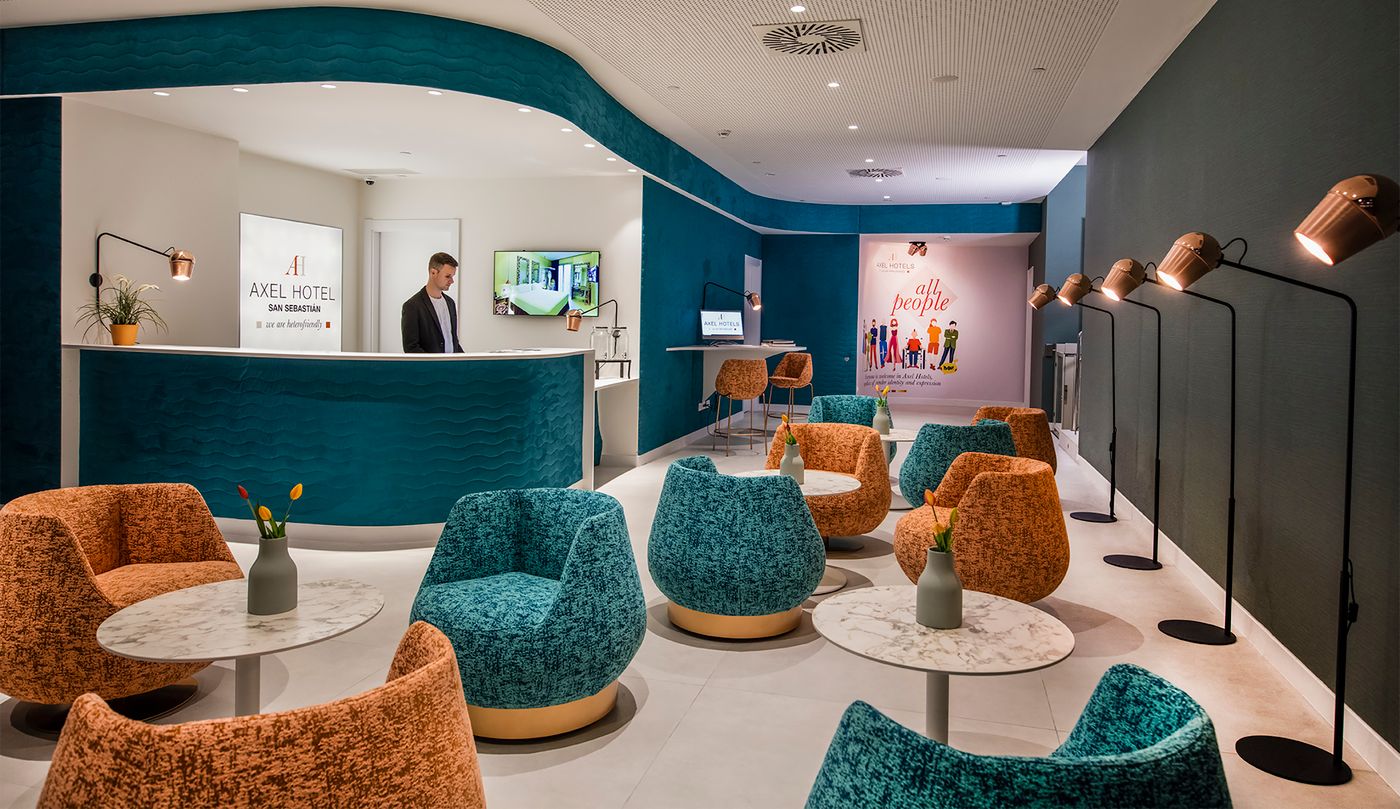 Axel Hotel San Sebastián- Adults Only-Spain-San Sebastián-Lobby-7
