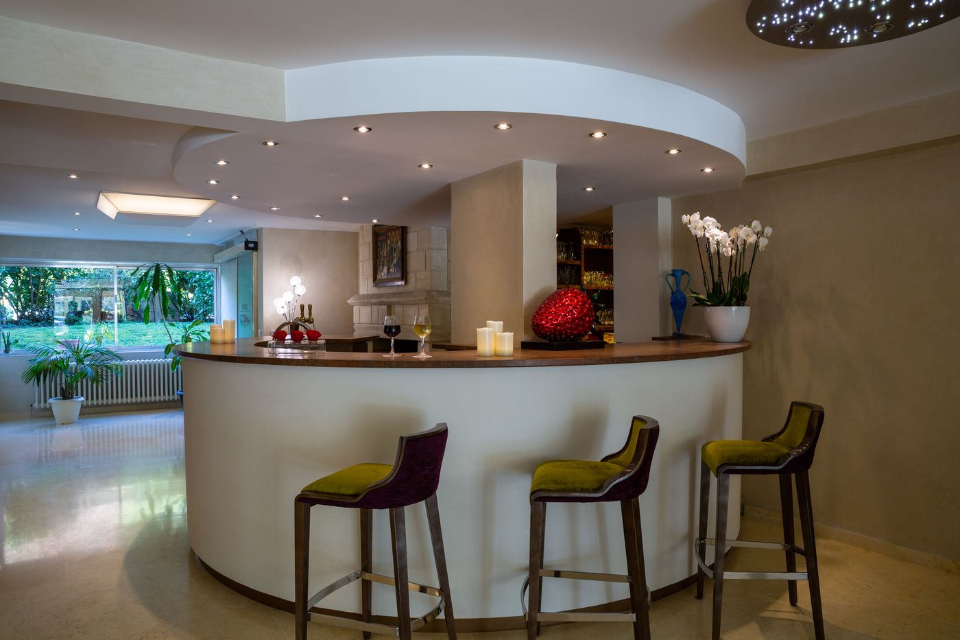 Hotel Grenoble Meylan Les 3 Roses-France-CORENC-Bar-6