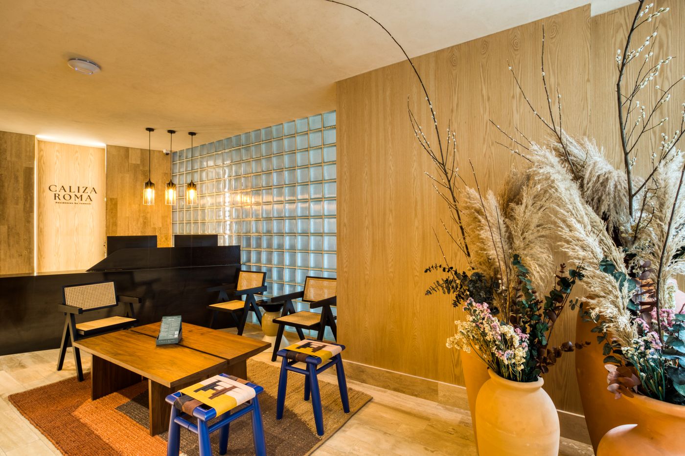 Caliza Roma-Mexico-Ciudad de México-Lobby-8