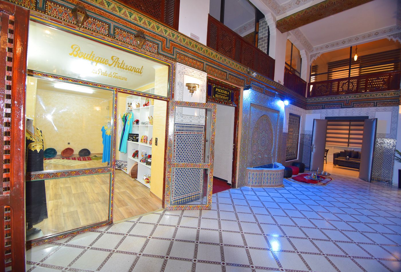Nouzha Hotel-Morocco-FES-Lobby-4