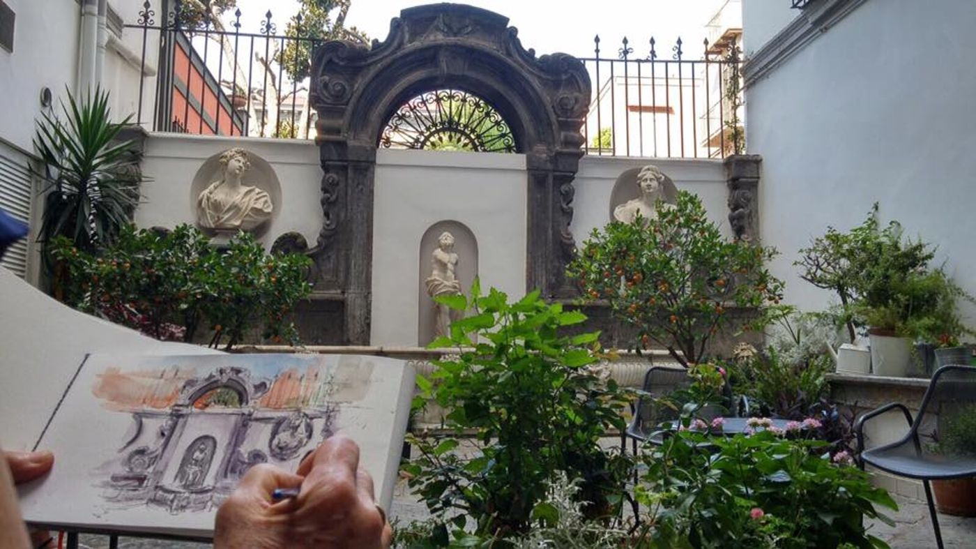 Piazza Bellini - Italy - NAPLES - General view - 9