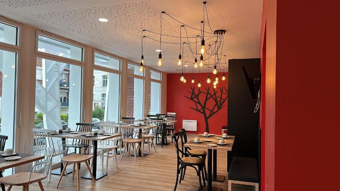 Nemea Appart Hotel Coliseum Amiens Centre-France-Amiens-Restaurant-9