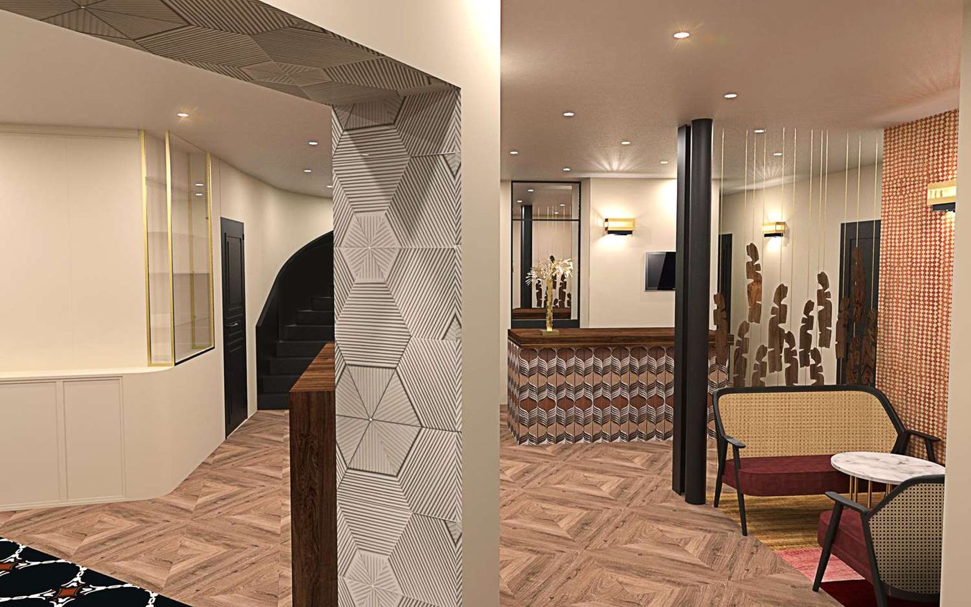 Best Western Plus Hotel de Dieppe 1880-France-Rouen-Lobby-8