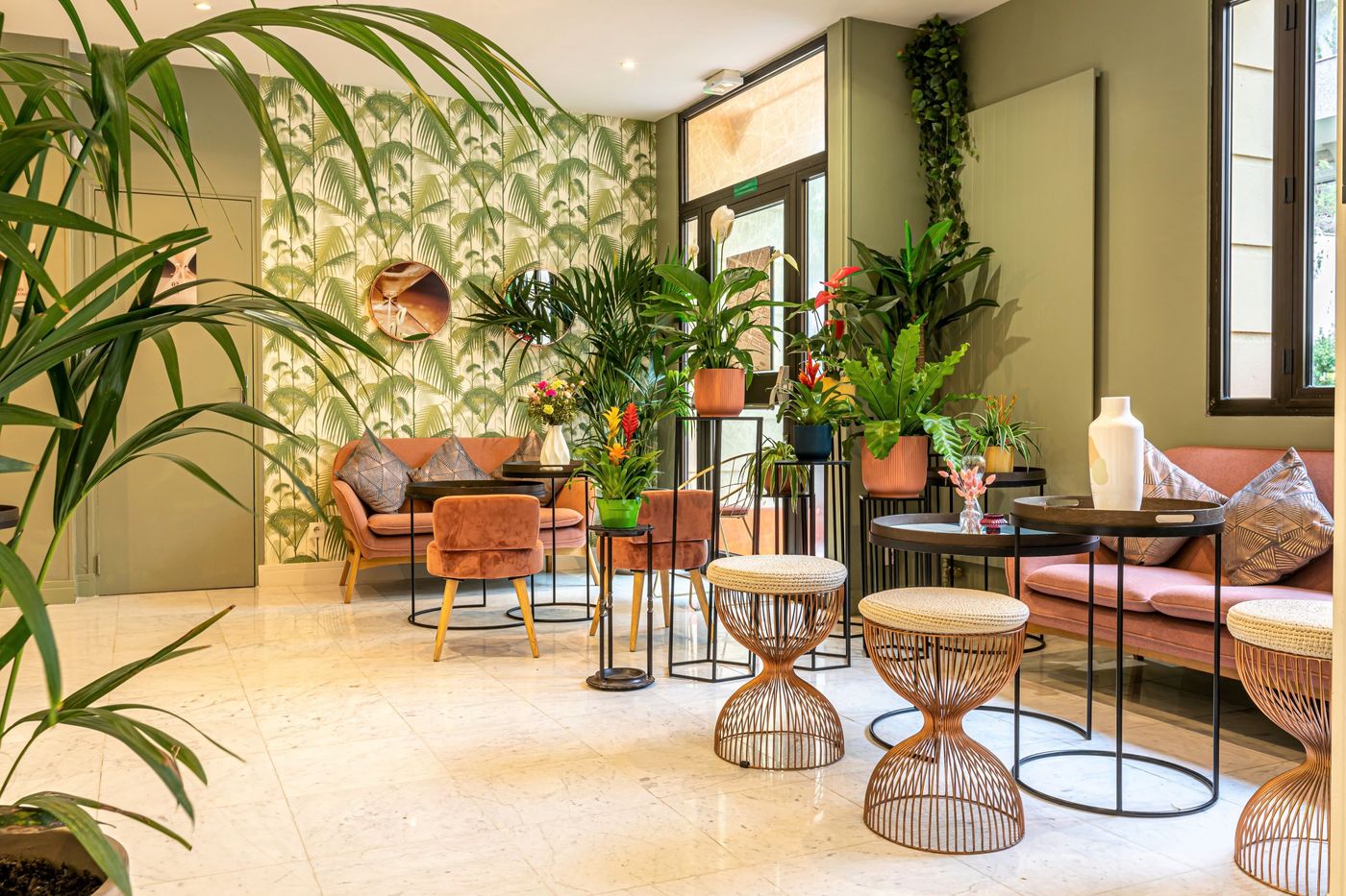 Hotel Ariane Montparnasse by Patrick Hayat-France-PARIS-Lobby-5