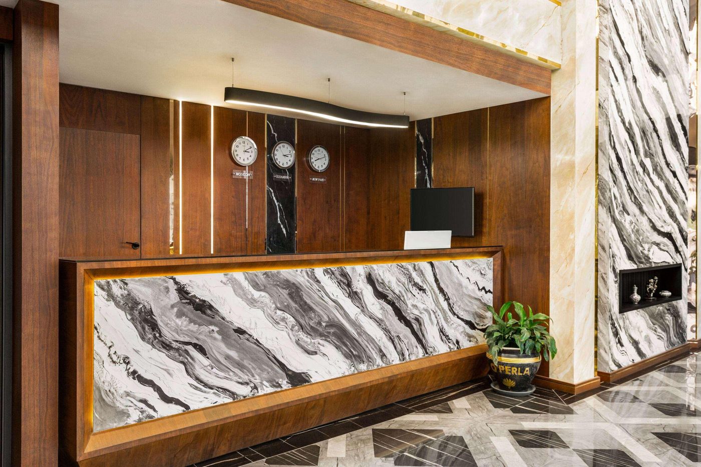 Operla Airport Hotel Trademark Collection Wyndham-Turkey-istanbul-Lobby-10