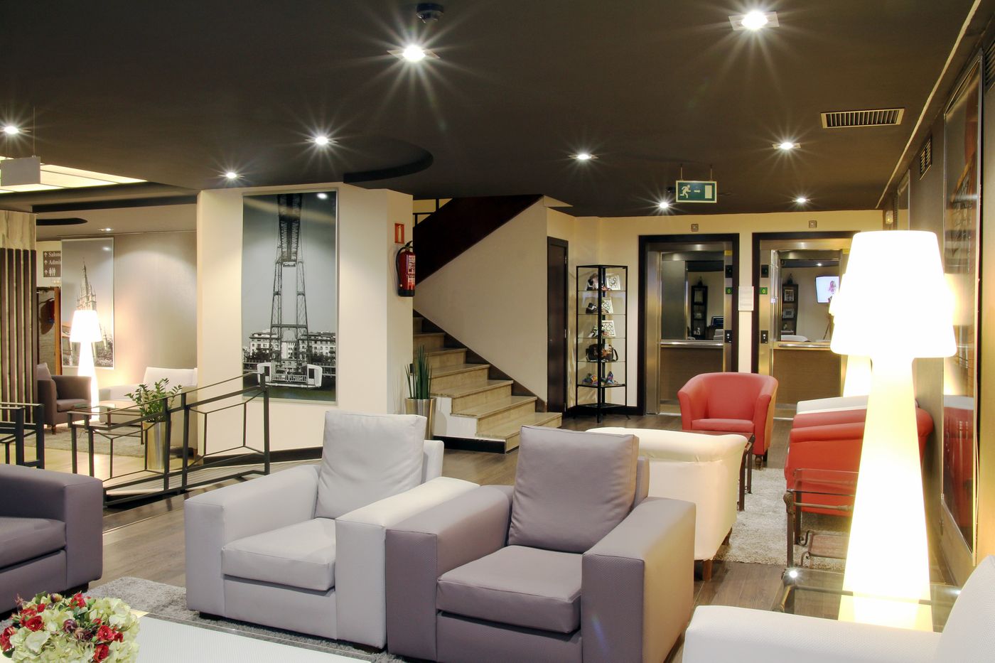 Hotel Conde Duque Bilbao-Spain-BILBAO-Lobby-9